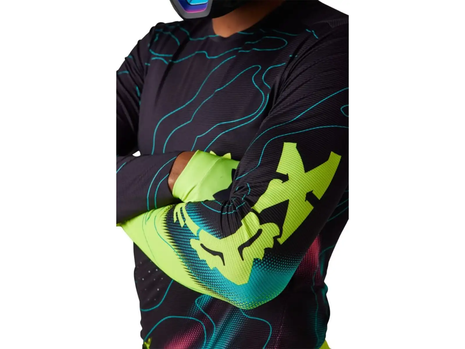 Fox Flexair Lunar Herren Langarmtrikot Black