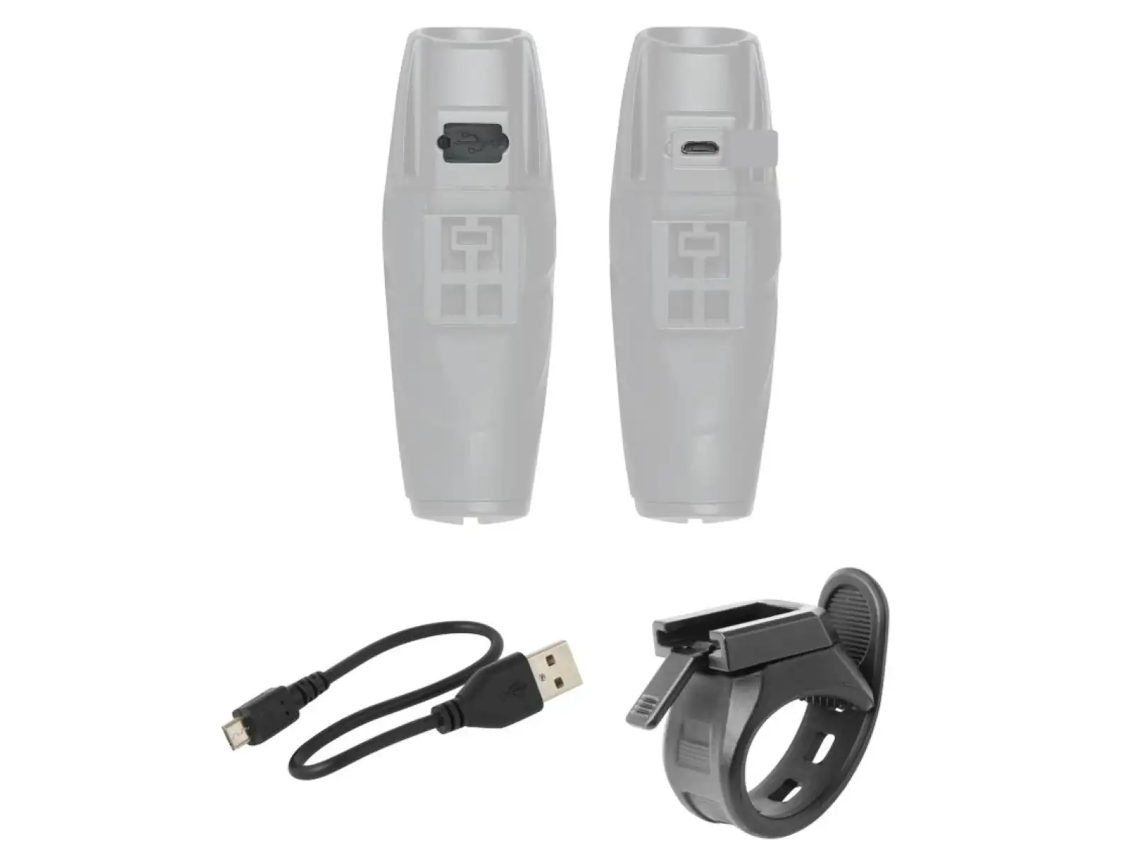 Force Shark 700LM USB Frontleuchte Schwarz.