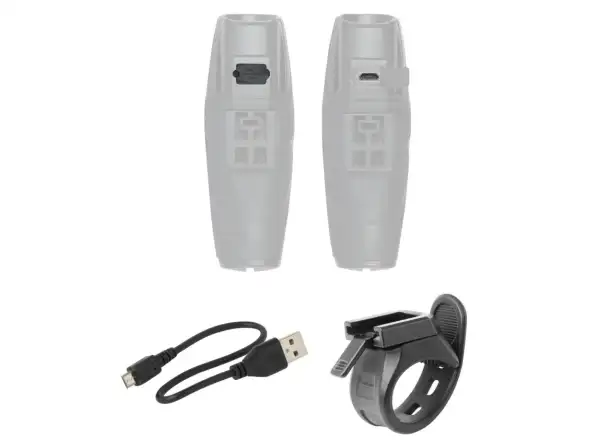 Force Shark 700LM USB Frontleuchte Schwarz.