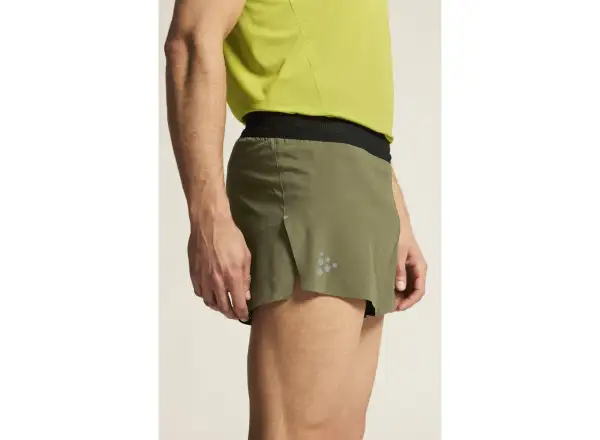 Craft PRO Hypervent Split 2 Herren Laufshorts grün