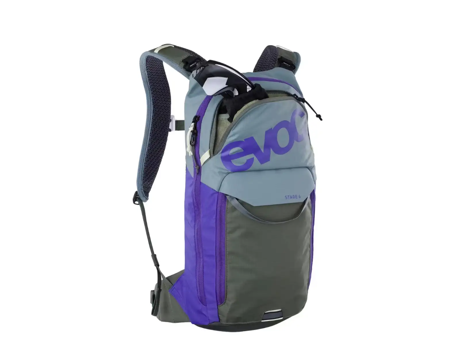 Evoc Stage 6 l Rucksack Steel/Violet/Dark Olive