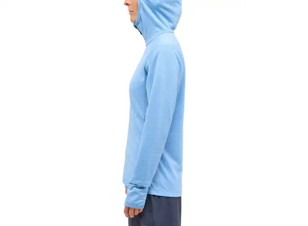 Haglöfs L.I.M Mid Multi Hood Damen Kapuzenpullover hellblau