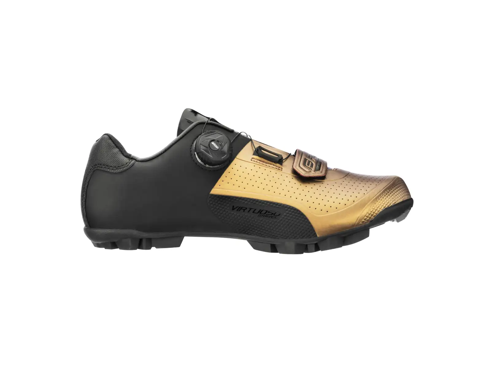 Force Virtuoso Gravel Herren-Fahrradschuhe schwarz/bronze