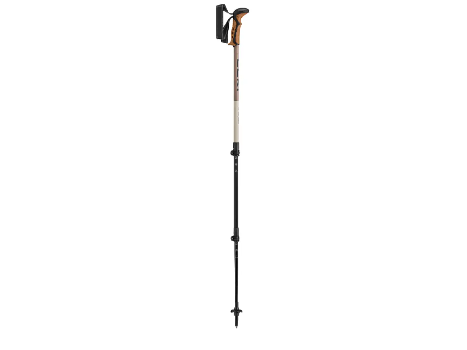 Leki Khumbu Trekkingstöcke black-pale clay light-pale clay dark