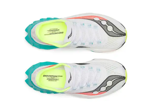 Saucony Endorphin Pro 4 Damen-Laufschuhe white/mutant