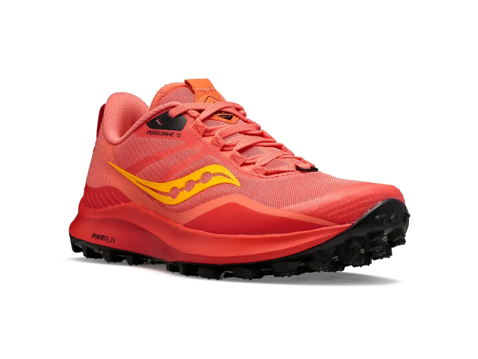 Saucony Peregrine 12 Damen Laufschuhe Koralle/Redrock