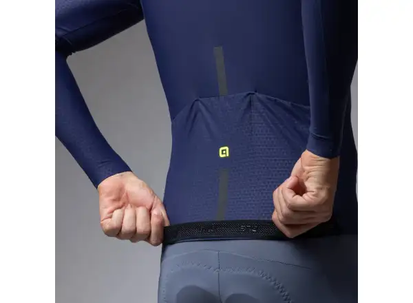 Alé R-EV1 Warm Race Herren gefüttertes Radtrikot Blueish