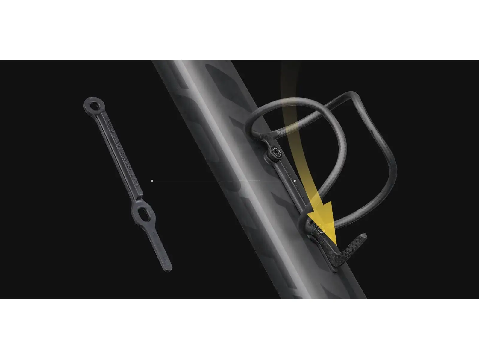 Topeak Feza Cage Tubular Carbon Flaschenhalter R10 Schwarz