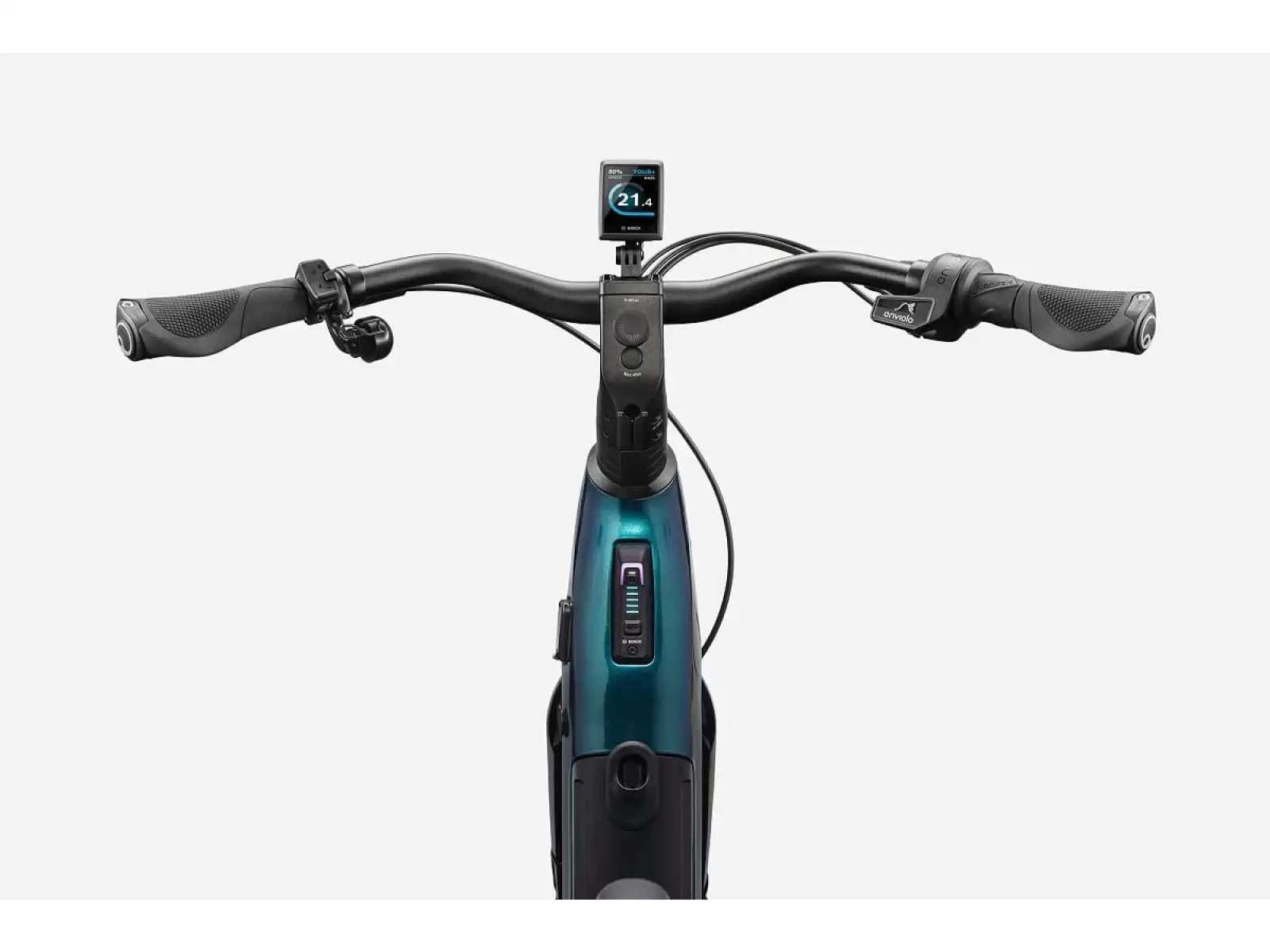 Cannondale Mavaro 1 LSTH Deep Teal Tiefeneinsteiger-Stadtelektrofahrrad