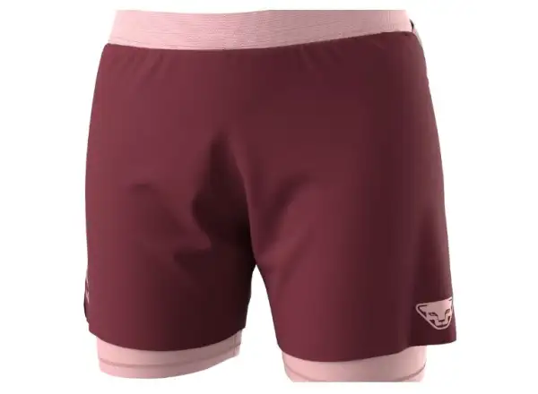 Dynafit Alpine Pro 2v1 Damen Laufshorts Burgundy