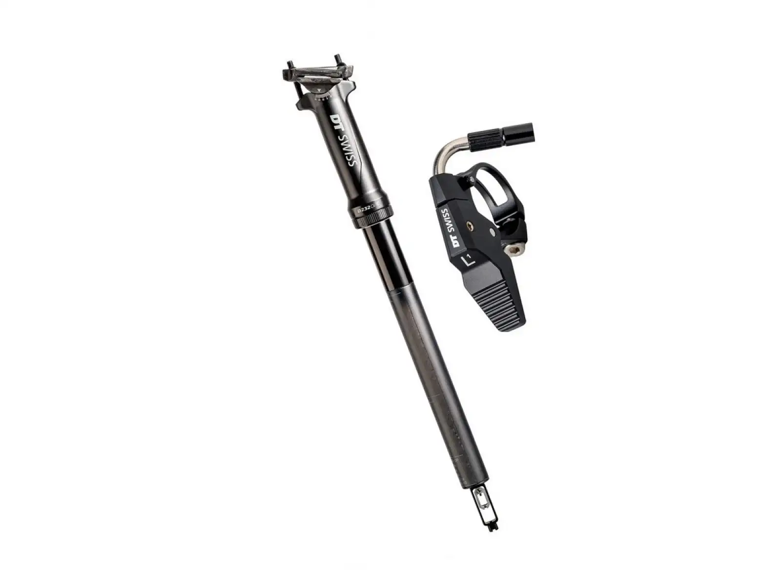 DT Swiss D232 One Carbon 60mm Teleskop-Sattelstütze 30,9/400 mm L1 Remote Lever