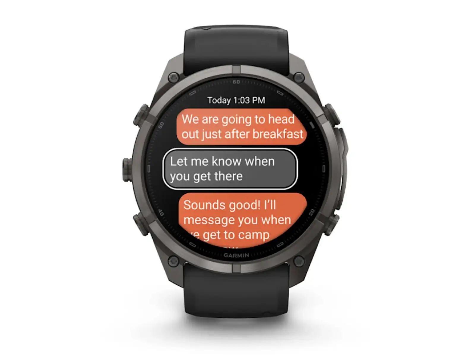 Garmin Fénix 9 Pro inReach 51 mm Smartwatch Carbon gray DLC Titanium Black/Pebble gray