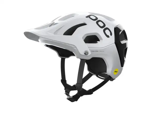 POC Tectal Race MIPS Helm Hydrogen White/Uranium Black.