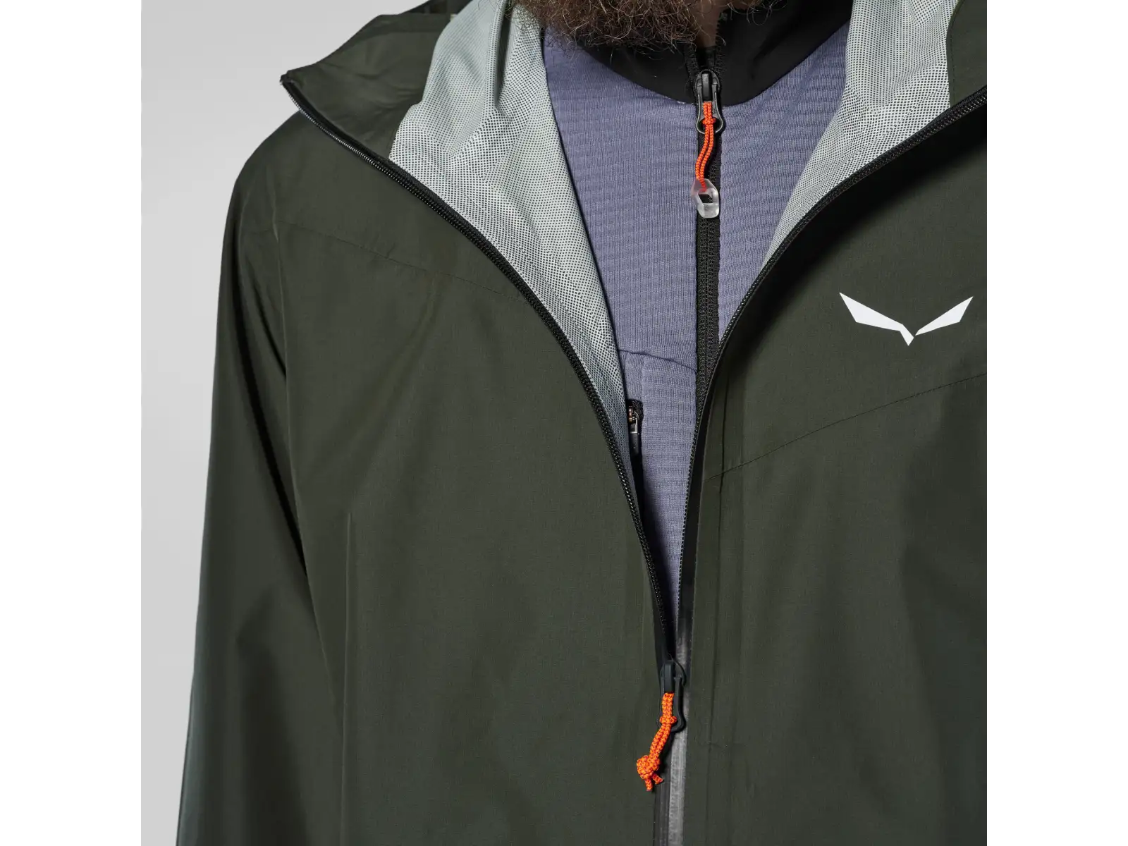 Salewa Puez 2.5L Powertex Herrenjacke Dark Olive