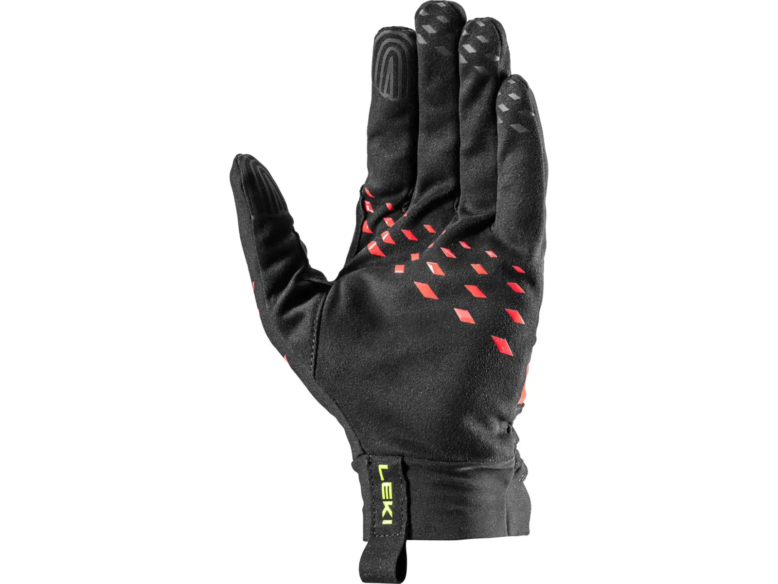 Leki Ultra Trail Storm Handschuhe Black/Red/Neon Yellow