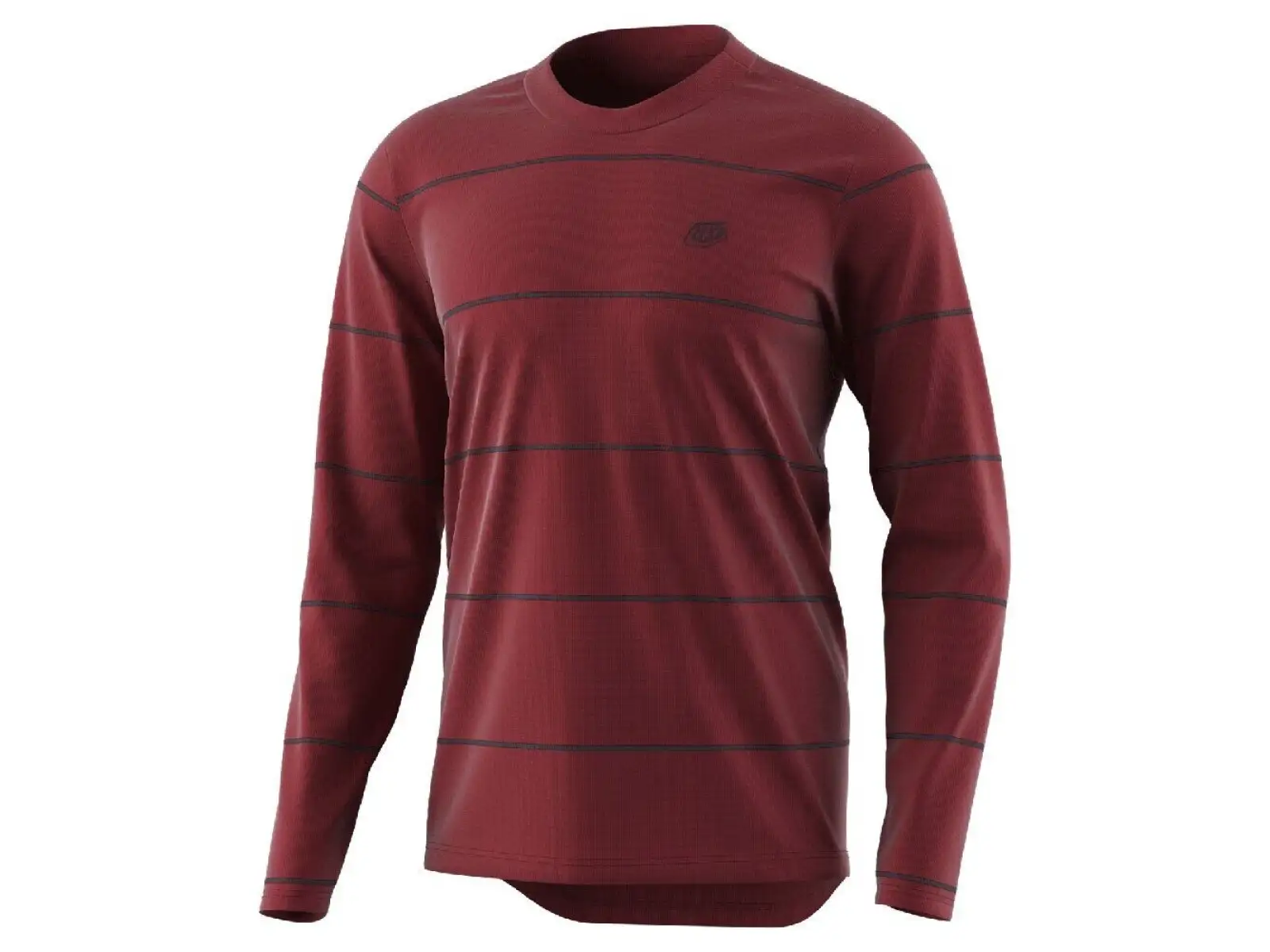 Troy Lee Designs Flowline Herrentrikot mit langen Ärmeln in Revert Wine-Farbe