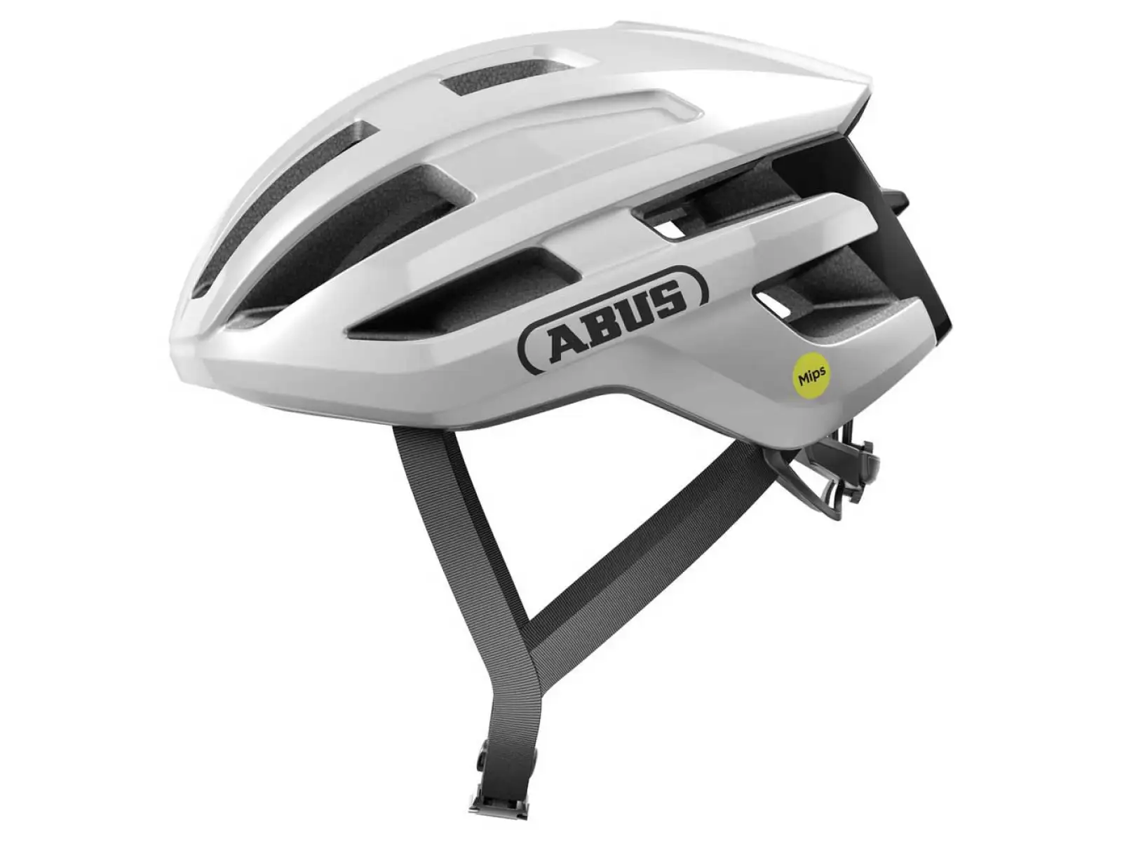 Abus PowerDome MIPS Helm Glänzendes Weiß