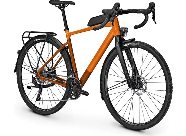 Focus Atlas 6.7 EQP DI Gravel Bike Rostorange Glänzend/Rostbraun Glänzend