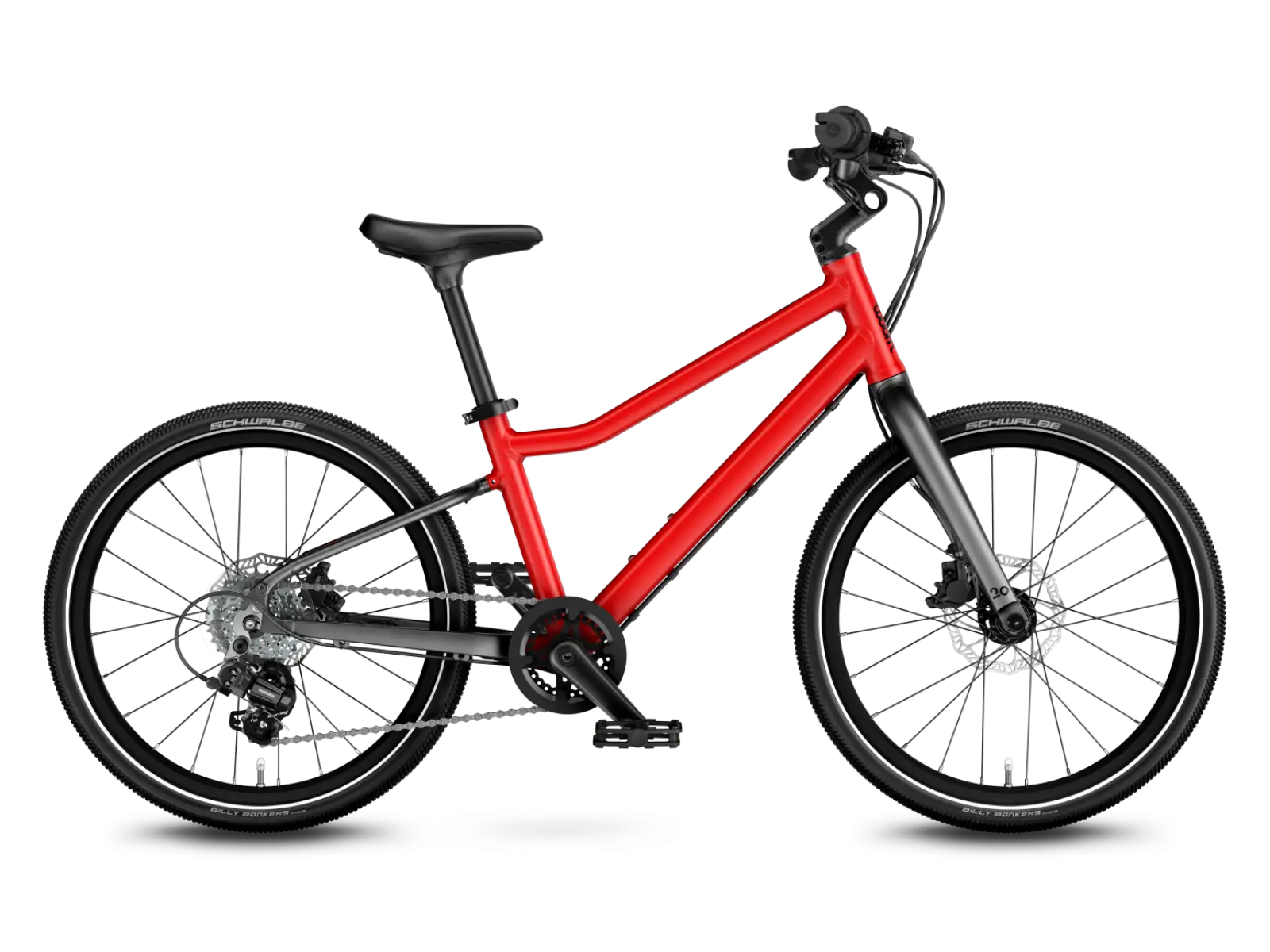 Woom 4 Explore 20 Red Kinderfahrrad