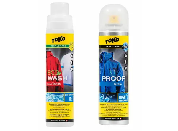 Toko Duo-Pack enthält Textile Proof Imprägnierung und Eco Waschmittel