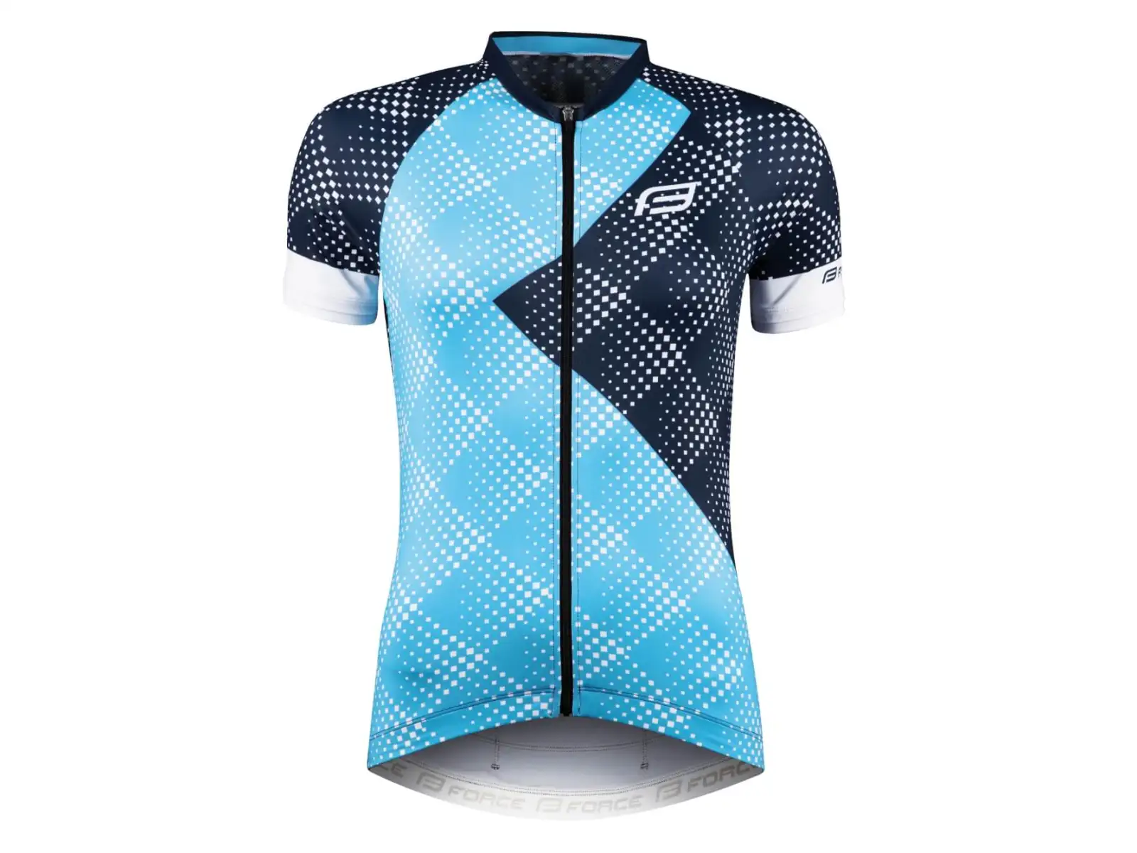 Force Vision Damen Kurzarmtrikot blau