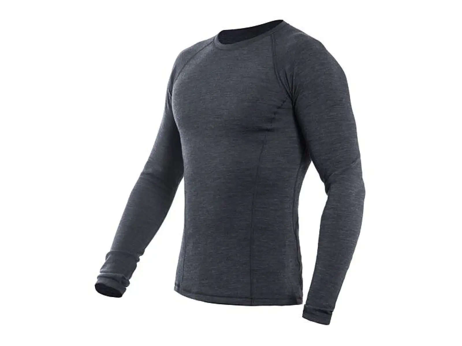 Sensor Merino Bold Herren-Shirt Langarm Anthracite Gray