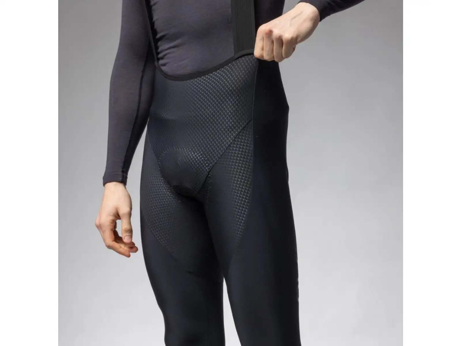 Alé R-EV1 Voltage Herren Winterhosen mit Trägern schwarz