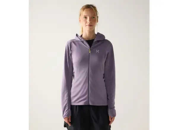 Haglöfs L.I.M Mid Multi Hood Damen Kapuzenpullover Purple Fog