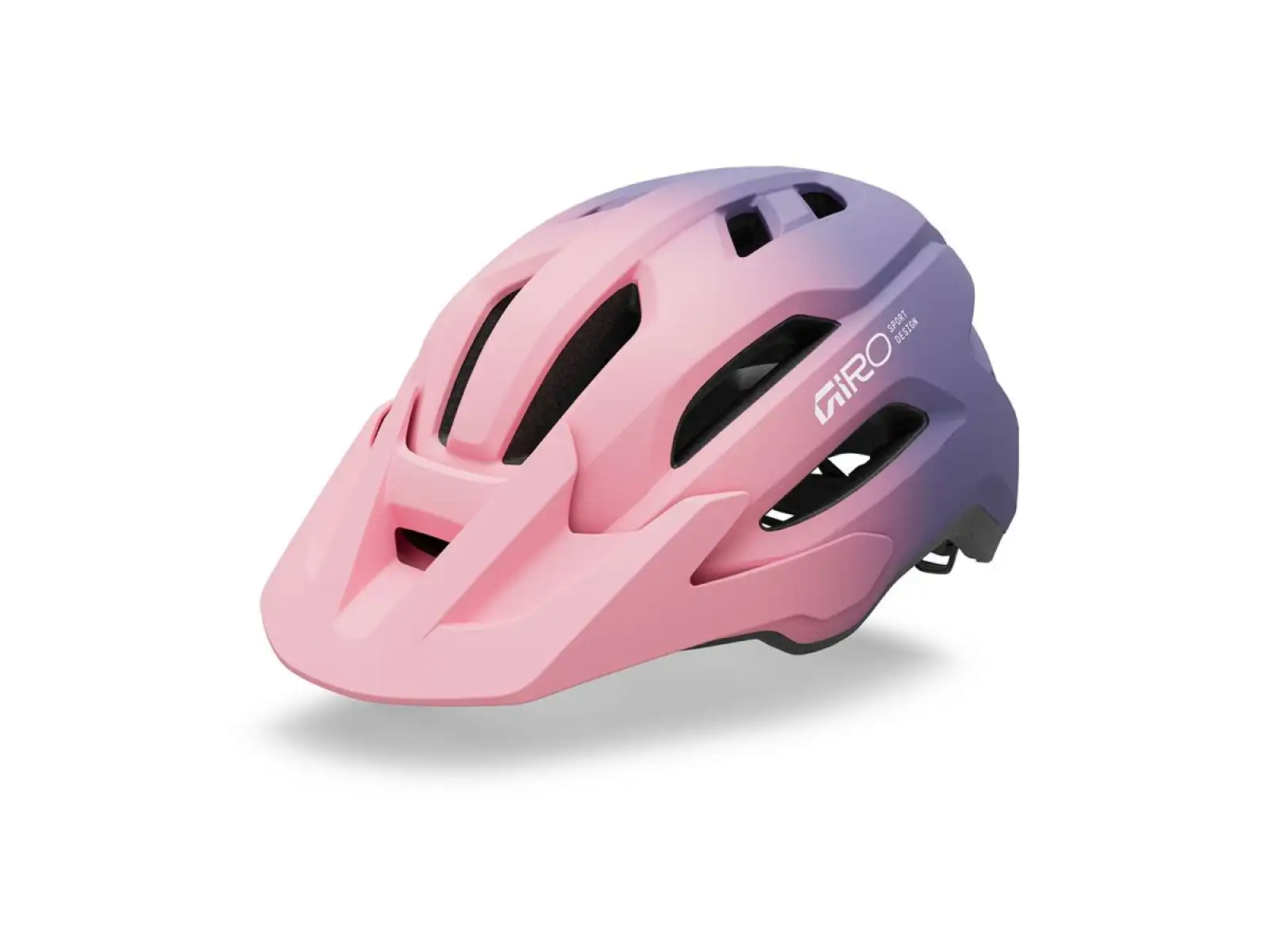 Giro Fixture II Youth Kinderhelm Mat Light Pink/Purple Fade