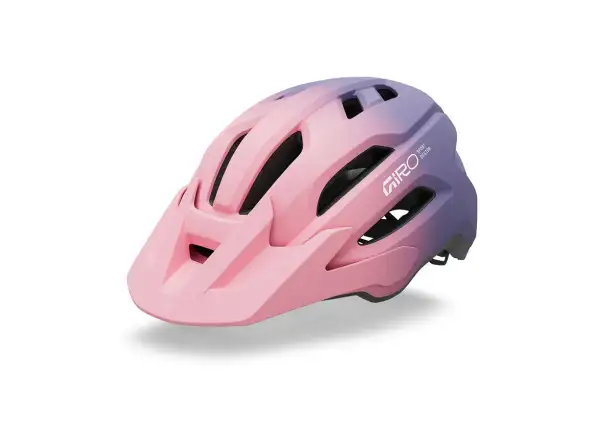 Giro Fixture II Youth Kinderhelm Mat Light Pink/Purple Fade