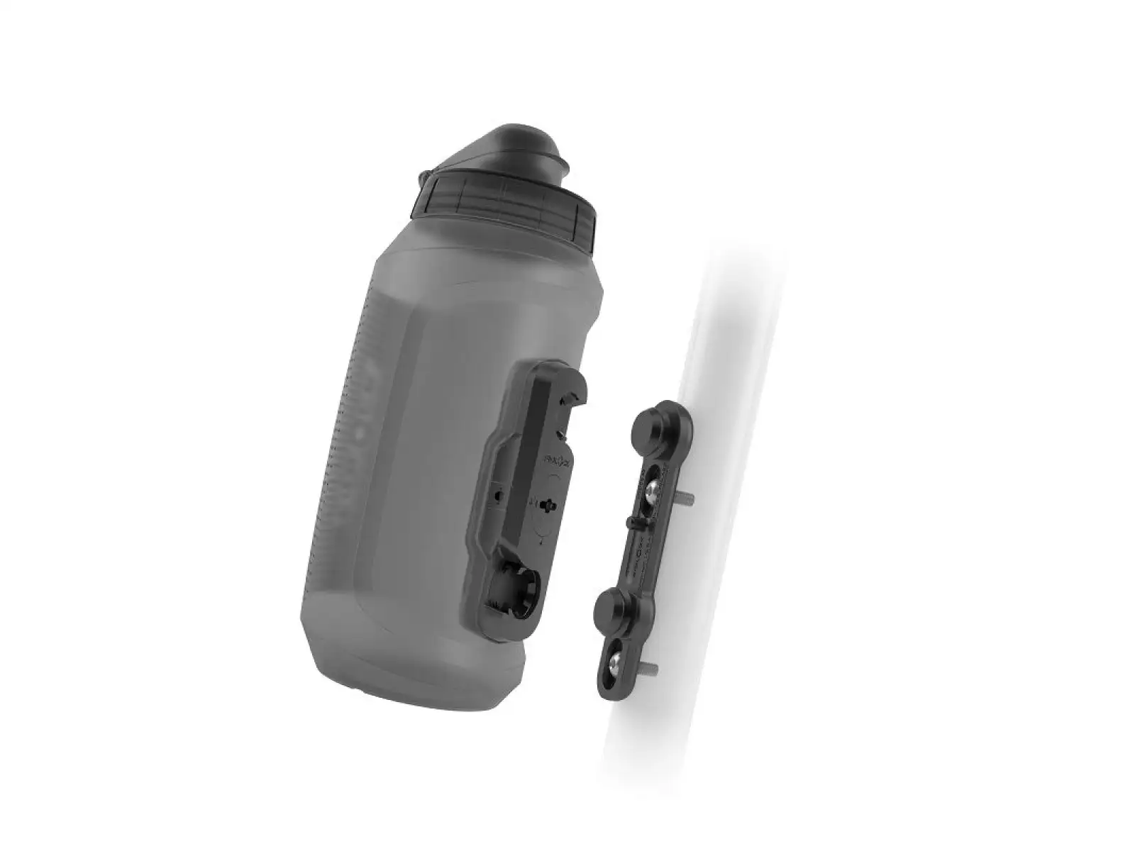 Fidlock Twist Set Smoke Flasche 750 ml + Rahmenhalterung