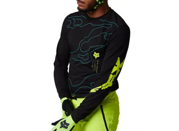 Fox Ranger Lunar Dr Md Ls Herren-Trikot langarm Black