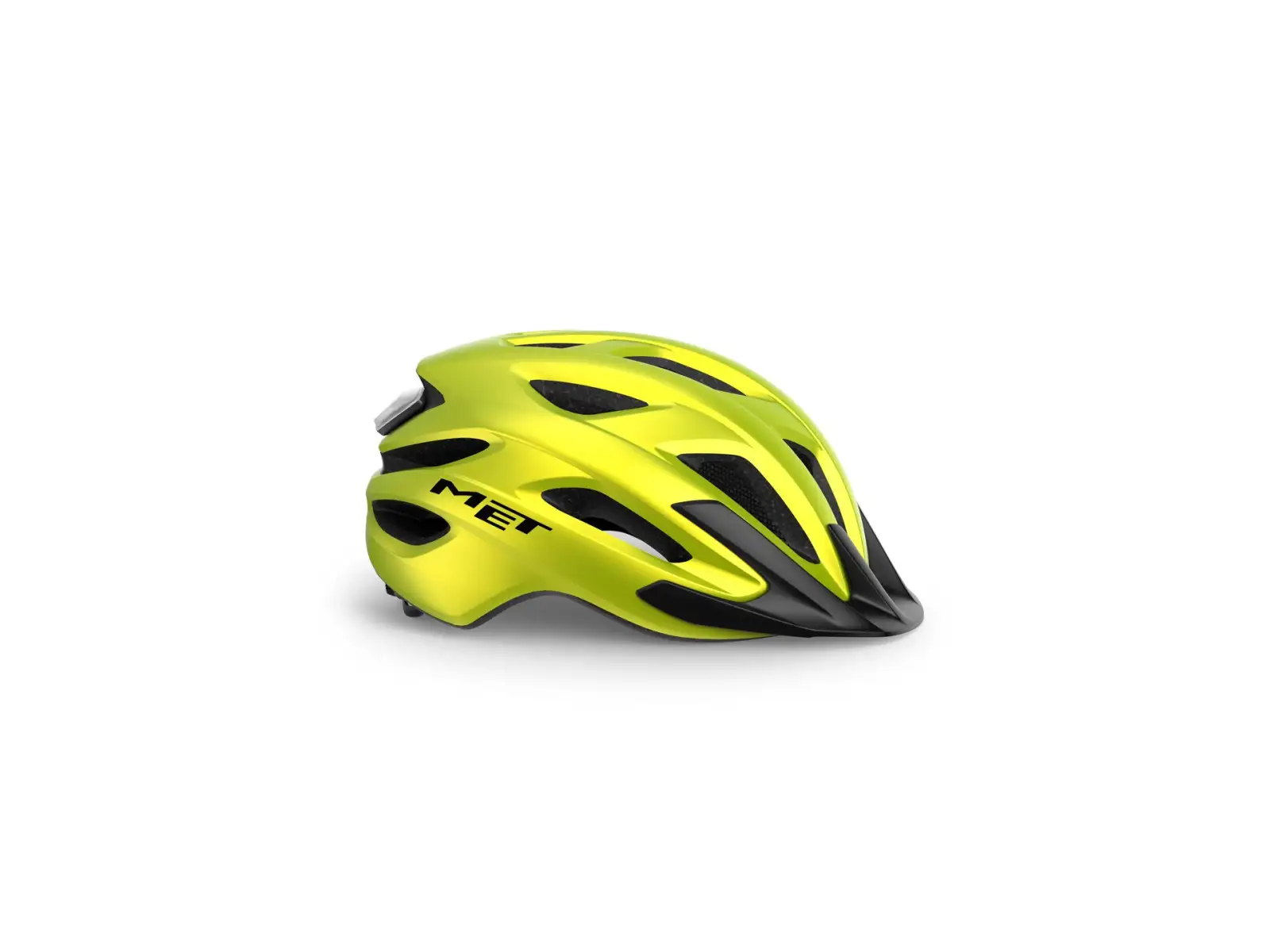 MET Crossover Helm gelb metallic