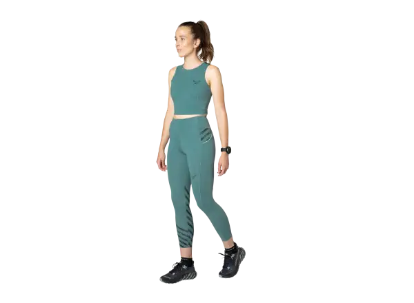 Dynafit Trail Crop Top Damen ärmelloses Shirt Atlantic