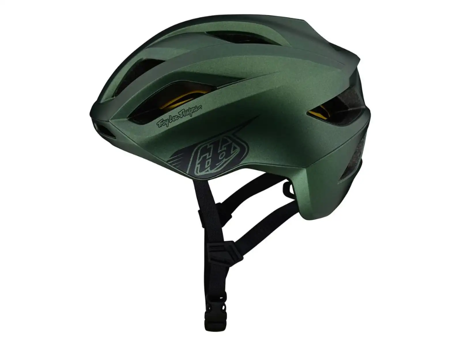 Troy Lee Designs Grail Mips Badge Helm Waldgrün