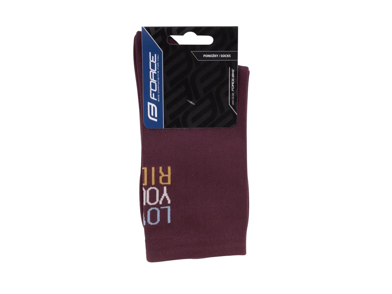 Force Ride Socken Burgundy