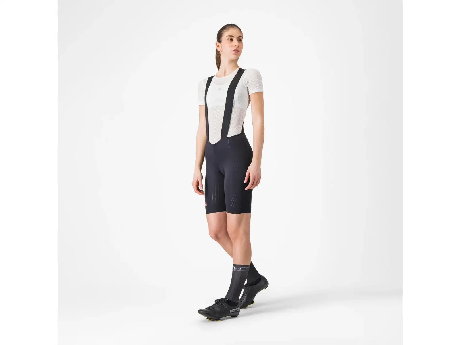 Castelli Free Aero Race S Damen Trägershorts mit Einsatz Black