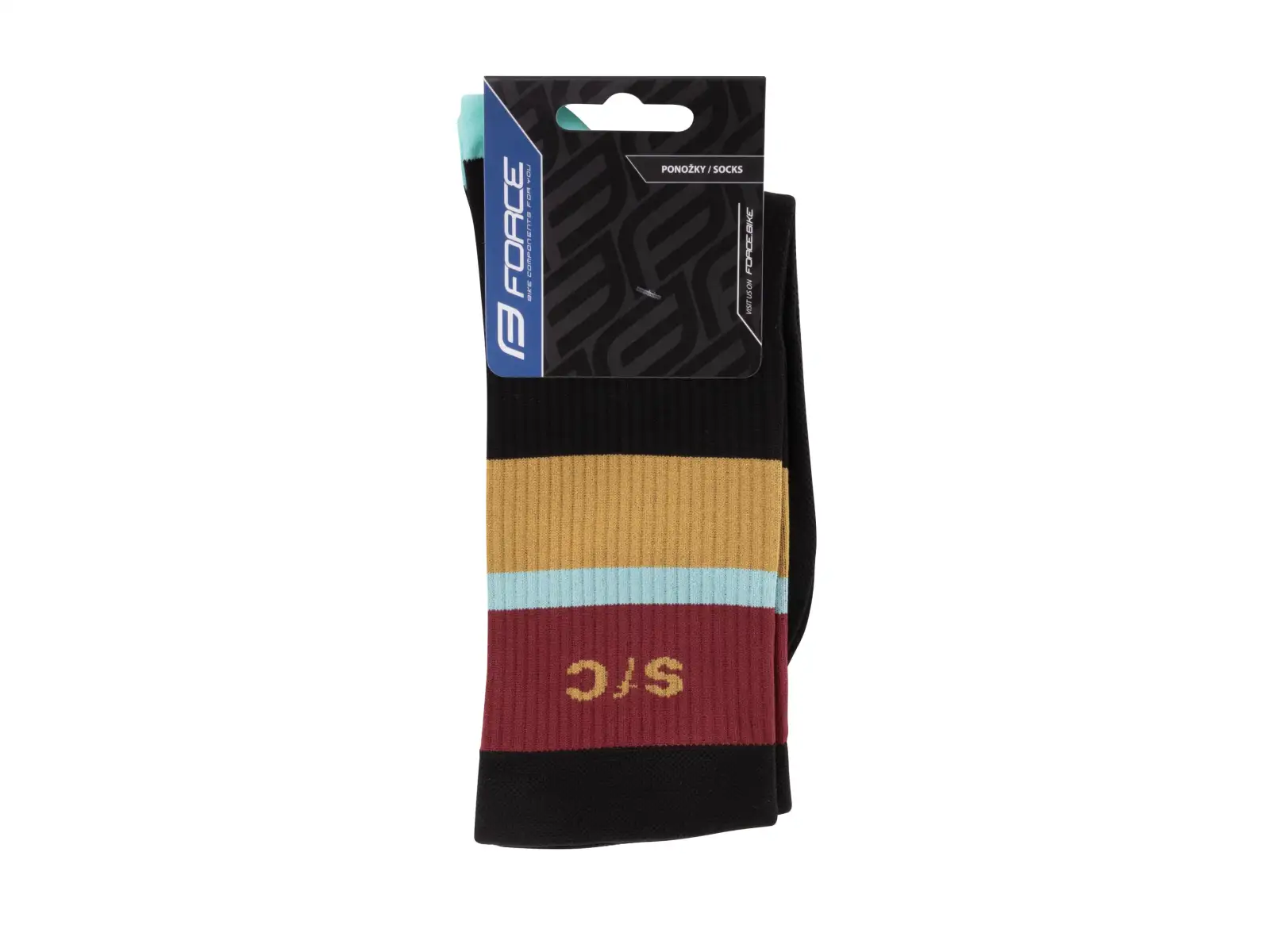 Force Stripe lange Socken Schwarz