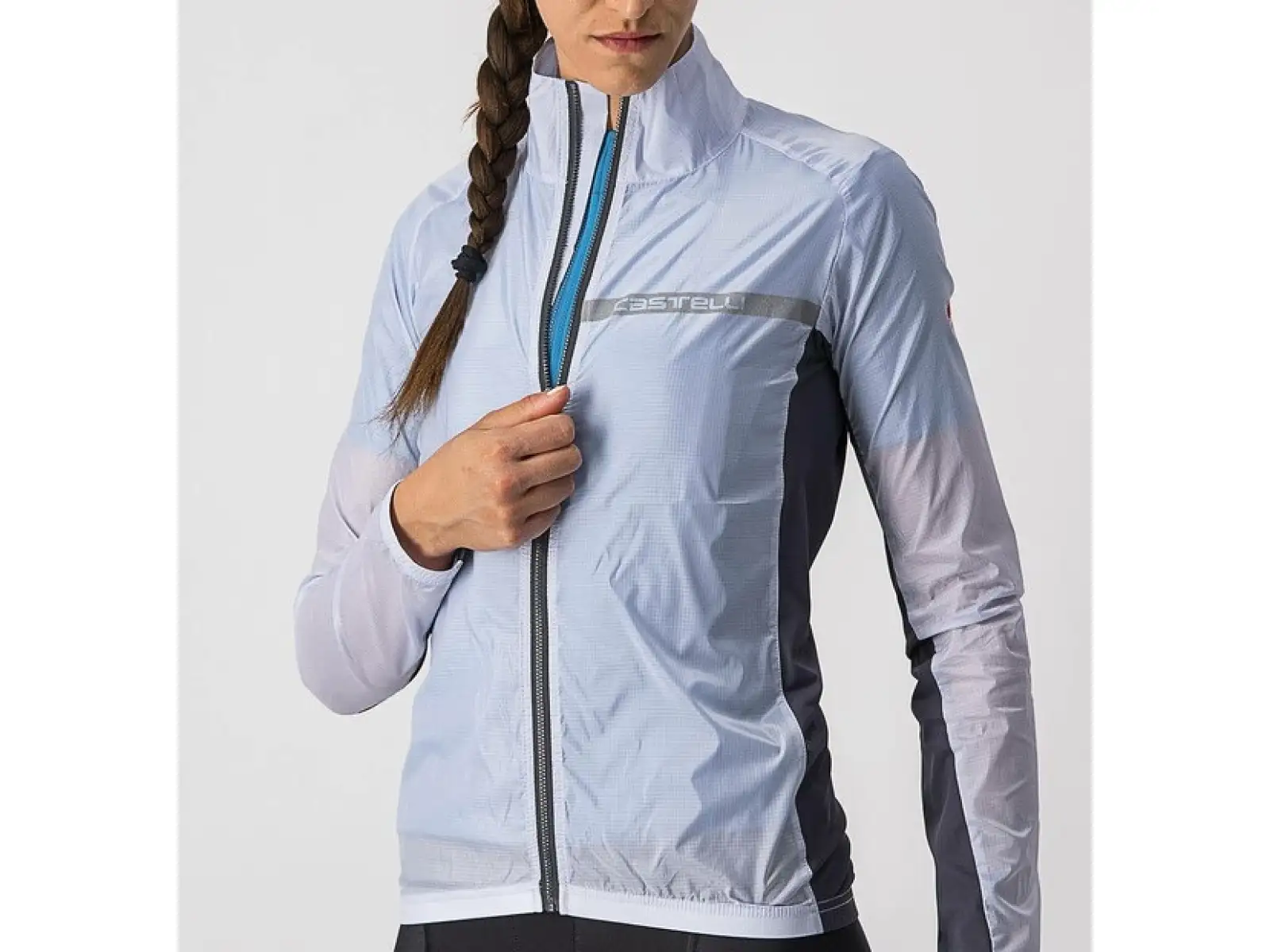 Castelli Squadra Stretch Damenjacke silver gray/dark gray