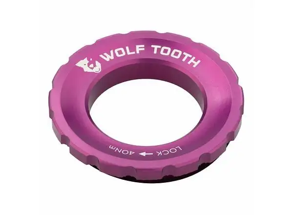 Purple Wolf Tooth Centerlock External Lockring