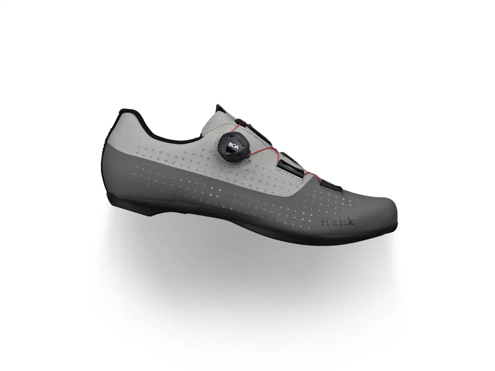 Fizik Tempo Overcurve R4 Herren-Rennradschuhe Grey/Red