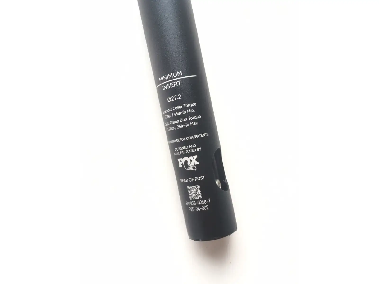 Easton EA90 AX 70 mm Teleskop-Sattelstütze 27,2x370 mm Schwarz
