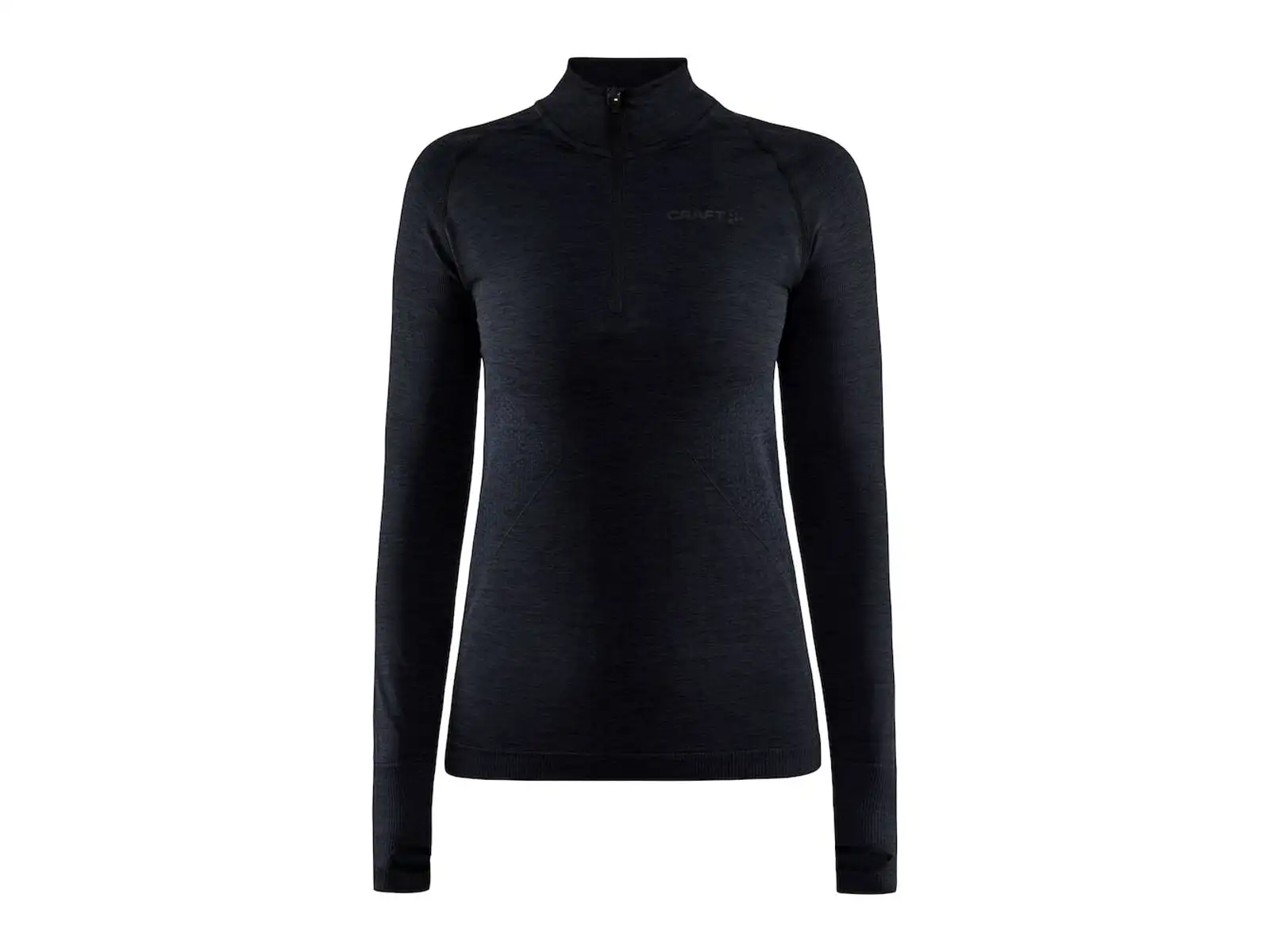 Craft CORE Dry Active Comfort Zip Damen Langarmshirt Schwarz
