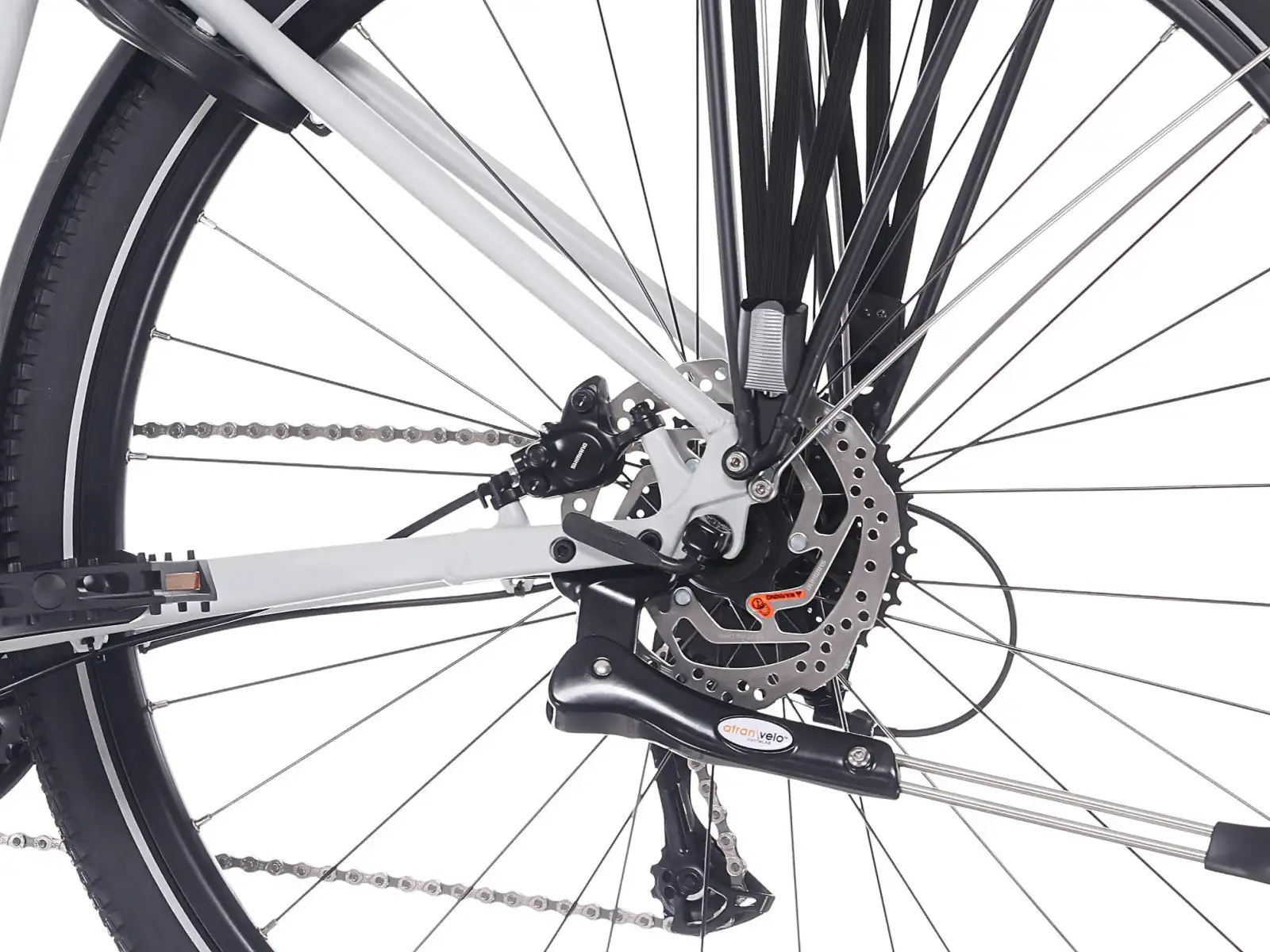 Rock Machine Rokk 40 Easy Entry Trekkingrad Gloss Limerock Grey