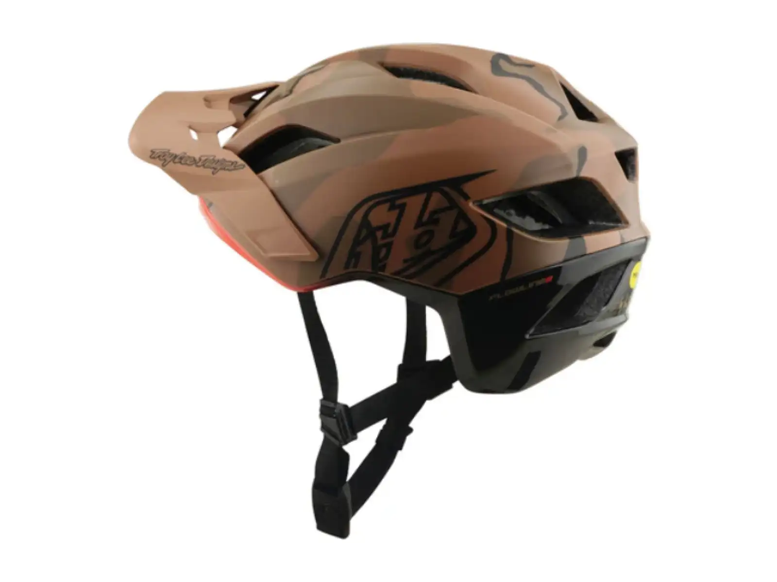 Troy Lee Designs Flowline SE MIPS Helm Badge Sienna Camo
