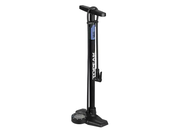 Topeak JoeBlow Roadie EX Werkstattpumpe Schwarz/Blau