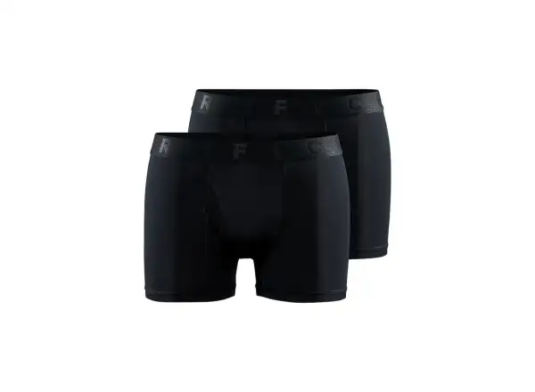 Craft CORE Dry 3" Herren Boxershorts, 2 Stück, Schwarz