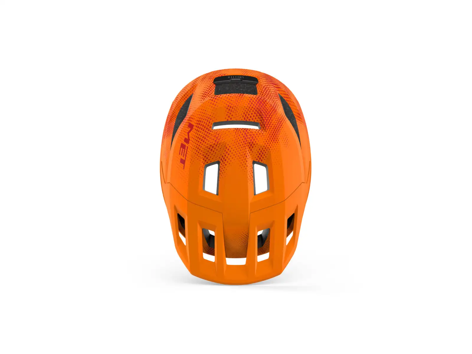MET Shelter Youth Kinderhelm Orange Red