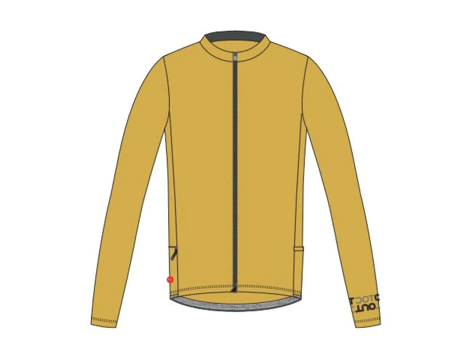 Dotout Avant Herren Langarmtrikot Ocker Gelb