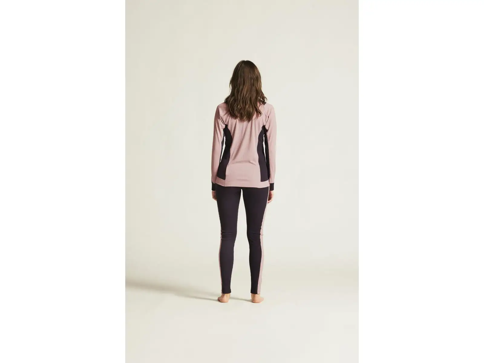 Craft Core Dry Baselayer Damen-Set Langarmshirt+Hose Rosa